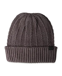 Kenneth Cole Reaction Men's 2-Piece Herringbone Knit Beanie and Scarf Box Set