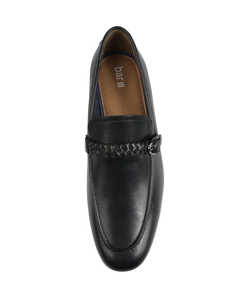Bar Iii Men's Johnniey Leather Block Heel Loafers, Macy's Exclusive