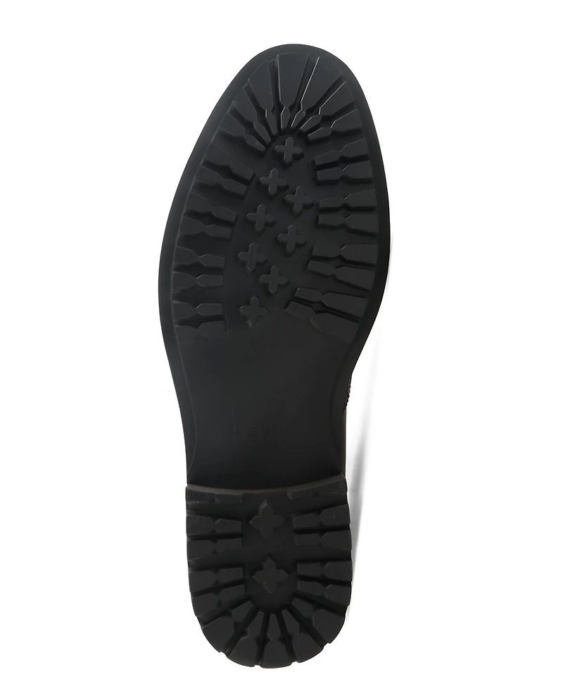 Bar Iii Men's Hughgo Leather Pull-On Block Heel Boots, Macy's Exclusive