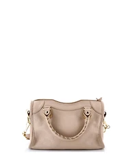 Pre-Owned Balenciaga Mini City Classic Metallic Edge Bag Leather