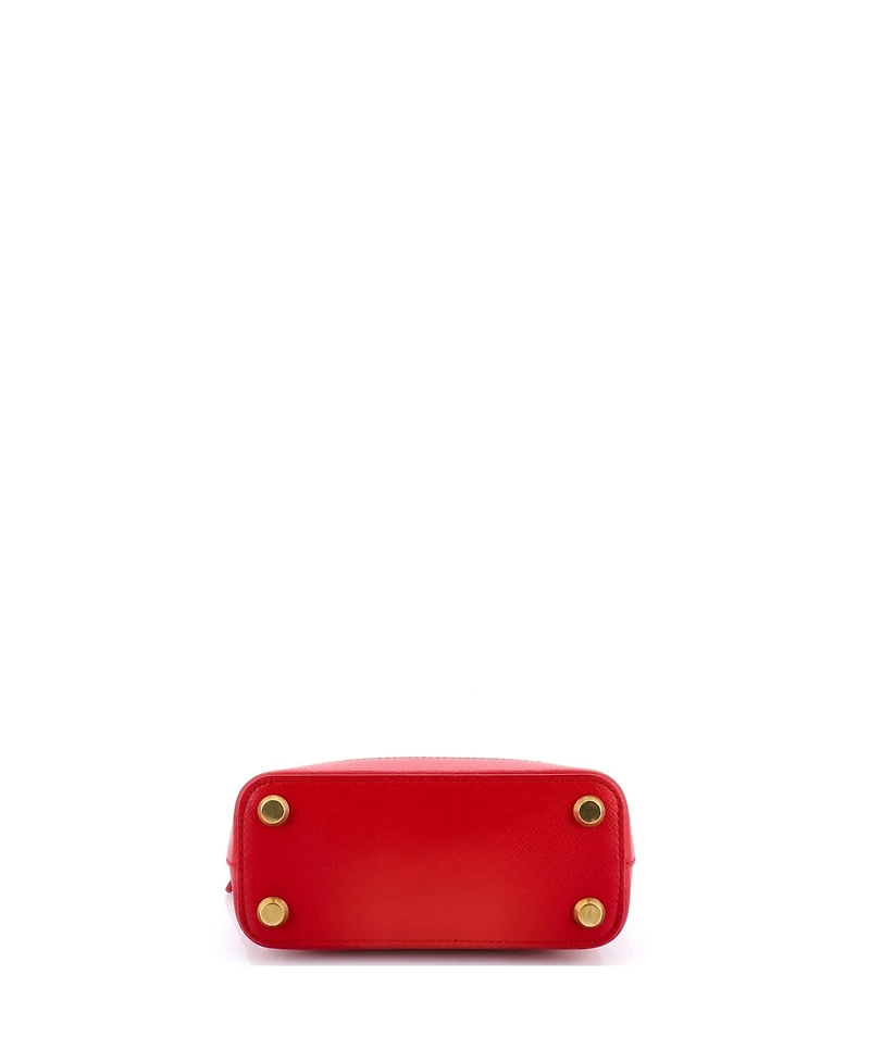 Pre-Owned Balenciaga Xxs Logo Ville Bag Leather