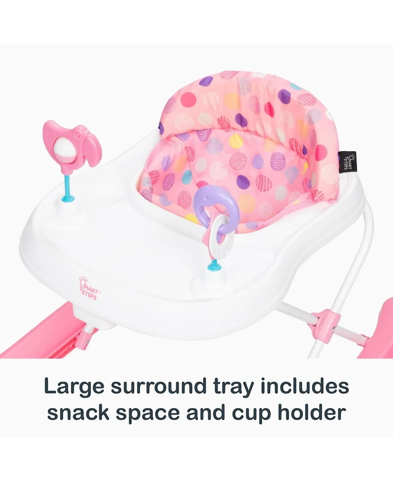 Baby Trend Smart Steps Trend Activity Walker - Orbits Rose