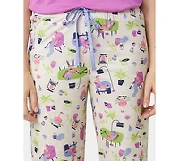 Hue Women's Lounging Flamingos Long Pajama Pants