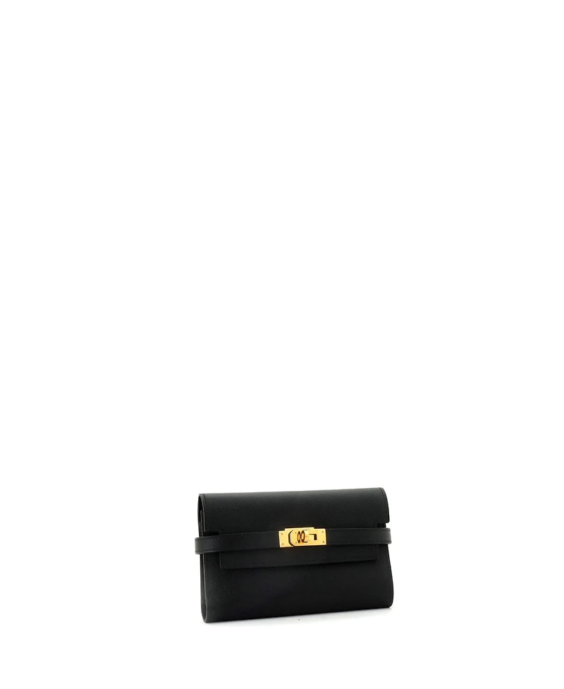 Pre-Owned Hermes Medium Kelly Trifold Wallet Epsom