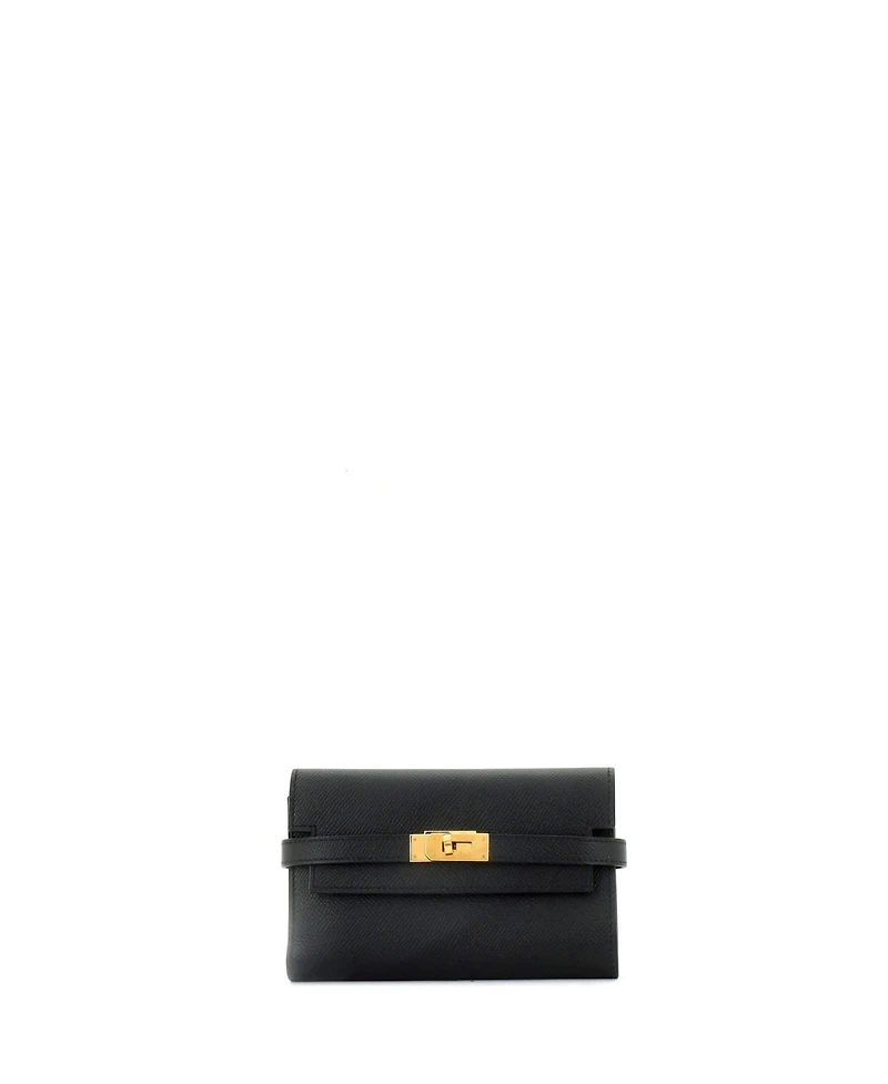 Pre-Owned Hermes Medium Kelly Trifold Wallet Epsom