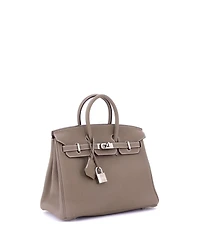Pre-Owned Hermes Birkin Handbag Togo with Palladium Hardware