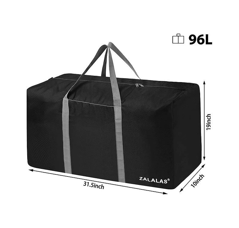 Travel Duffle Bag,96L Extra Large Duffel Bag Lightweight,Waterproof Duffel Bag for Men Women,Black