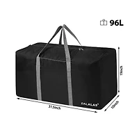 Travel Duffle Bag,96L Extra Large Duffel Bag Lightweight,Waterproof Duffel Bag for Men Women,Black