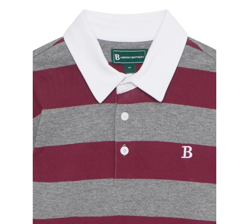 B By Brooks Brothers Big Boys Rugby Polo Shirt