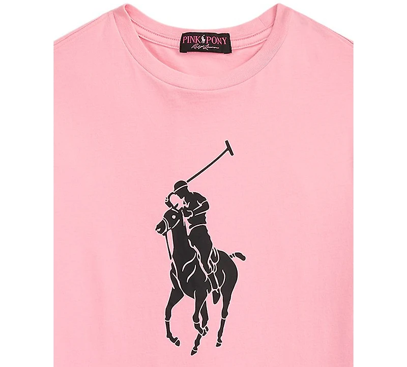 Polo Ralph Lauren Big Boys Pink Pony Cotton Jersey T-Shirt