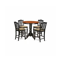 East West Furniture 5 Pc Dining counter height set