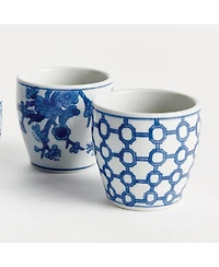 Napa Home & Garden Barclay Butera Dynasty Mini Flower Pots, Set of 6
