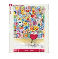 New York Puzzle Company Heart Trouble 1000 Piece Puzzle