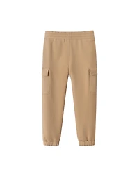 Andy & Evan Toddler/Child Boys Hooded Bulldog Patch Sweatshirt Pant