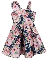 Rare Editions Big Girls Asymmetrical Mikado Social Dress