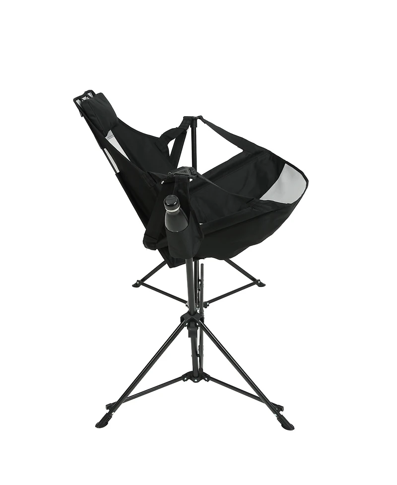 2 Pack Adjustable Hammock Camping Chairs with Cup Holder and Carry Bag