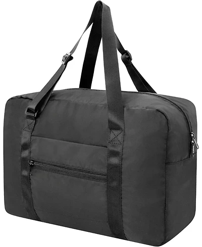Small Duffle Bag for Travel, Personal Item Travel Bag Foldable Travel Tote Mini Gym Bag for Men Women, Black
