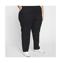 Universal Standard Womens Plus The Pinstripe Pant