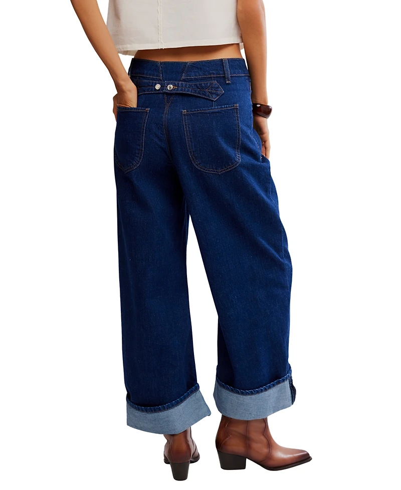 Free People Women's Alia Wide Leg Jeans