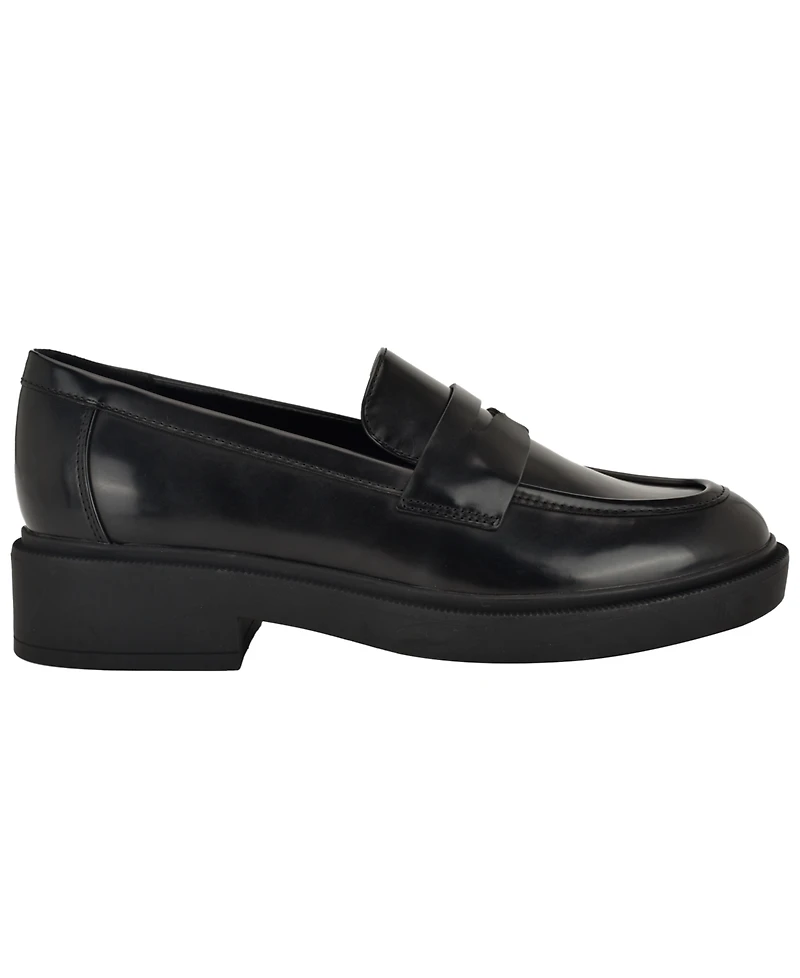 Calvin Klein Women's Otinya Almond Toe Penny Loafers