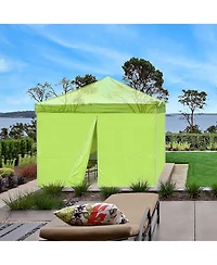 InstaHibit Set of 4 Sidewall UV30+ Fits 10x10ft Canopy Tent Zipper Outdoor Party