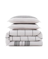 Tommy Hilfiger Brooklyn Heights Stripe Cotton -Pc. Duvet Cover Set