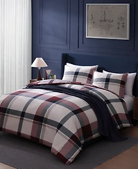 Tommy Hilfiger Prospect Park Plaid Cotton 3-Pc. Duvet Cover Set