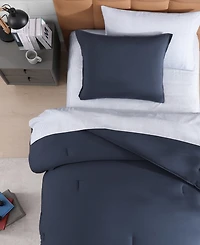 Tommy Hilfiger Solid Microfiber 7-Pc. Comforter Set, Full/Queen