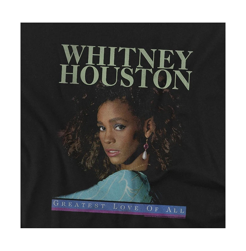 Logovision Men's Whitney Houston The Greatest Love T Shirt