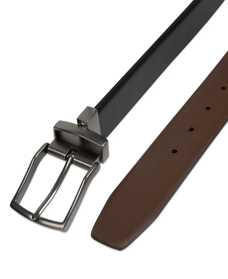 Alfani Men's 2-In-1 Reversible Dess Belt, Macy's Exclusive