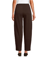 Lands' End Women's Sport Knit High Rise Barrel Ankle Pants