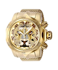 Invicta Men's Venom Quartz Multifunction Antique Silver, Gold, Brown