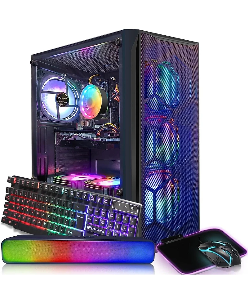 Ipason Gaming & Entertainment Desktop - Amd Radeon Rx 580 8G, Intel Core i7, 16GB Ram, 512GB Ssd, Windows 10