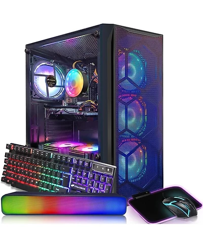 Ipason Gaming & Entertainment Desktop - Amd Radeon Rx 580 8G, Intel Core i7, 16GB Ram, 512GB Ssd, Windows 10