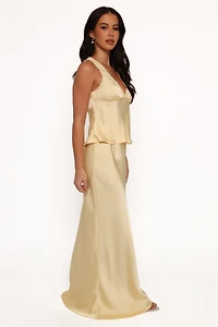 Petal and Pup Women's Velman Skirt - Lemon