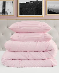 Juicy Couture Ribbon Ruched 3-Pc. Comforter Set