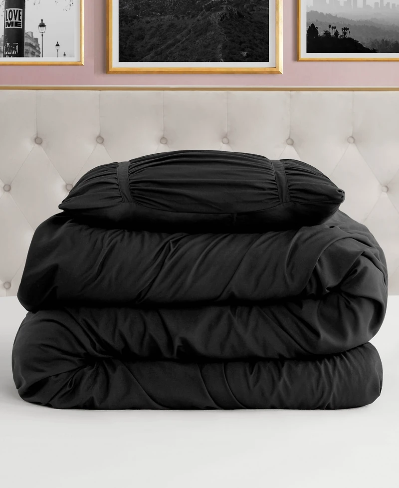 Juicy Couture Ribbon Ruched 2-Pc. Comforter Set, Twin/Twin Xl