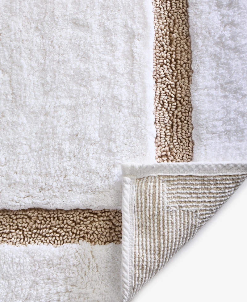 Hotel Collection Linea Cotton Bath Rug, 20" x 34"