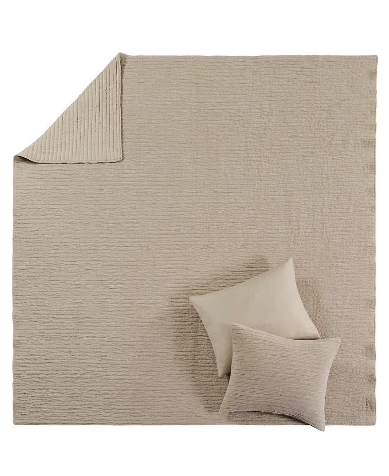 Greenland Home Fashions Velvet Crush Textured -Pc. Quilt Set