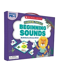 Scholastic Beginning To Read Puzzle Set with Vowels, Rhyming, and Sounds - Set of 3