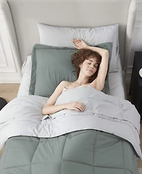 Nestl Luxury Soft Reversible 5-Pc. Comforter Set, Twin Xl