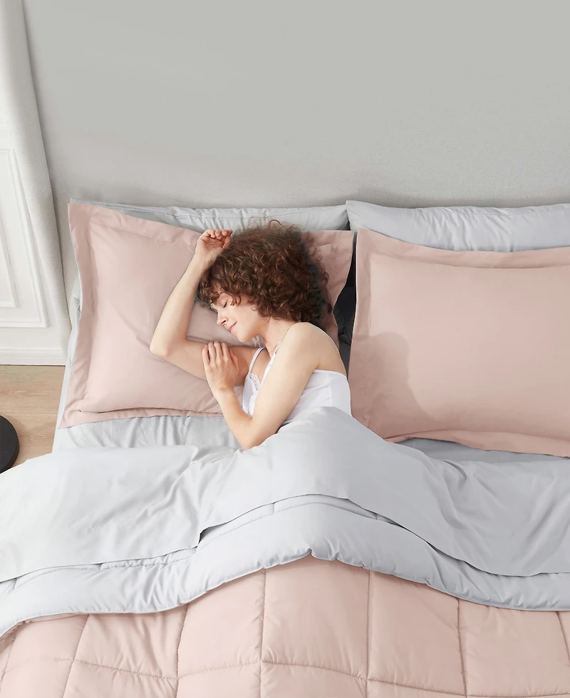 Nestl Luxury Soft Reversible 7-Pc. Comforter Set