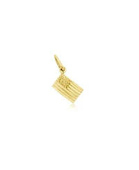 The Lovery Mini Gold Usa Flag Charm 14K Gold