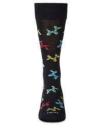 MeMoi Men's Balloon Animals Crew Socks