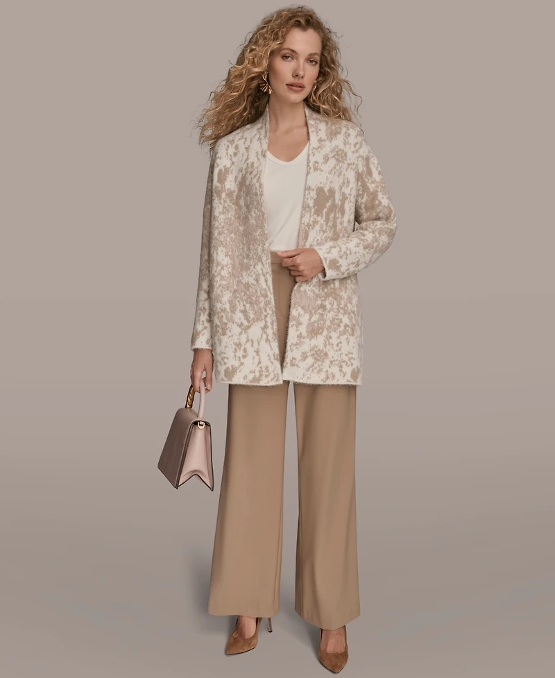 Donna Karan New York Women's Oversized Long Sleeve Cardigan