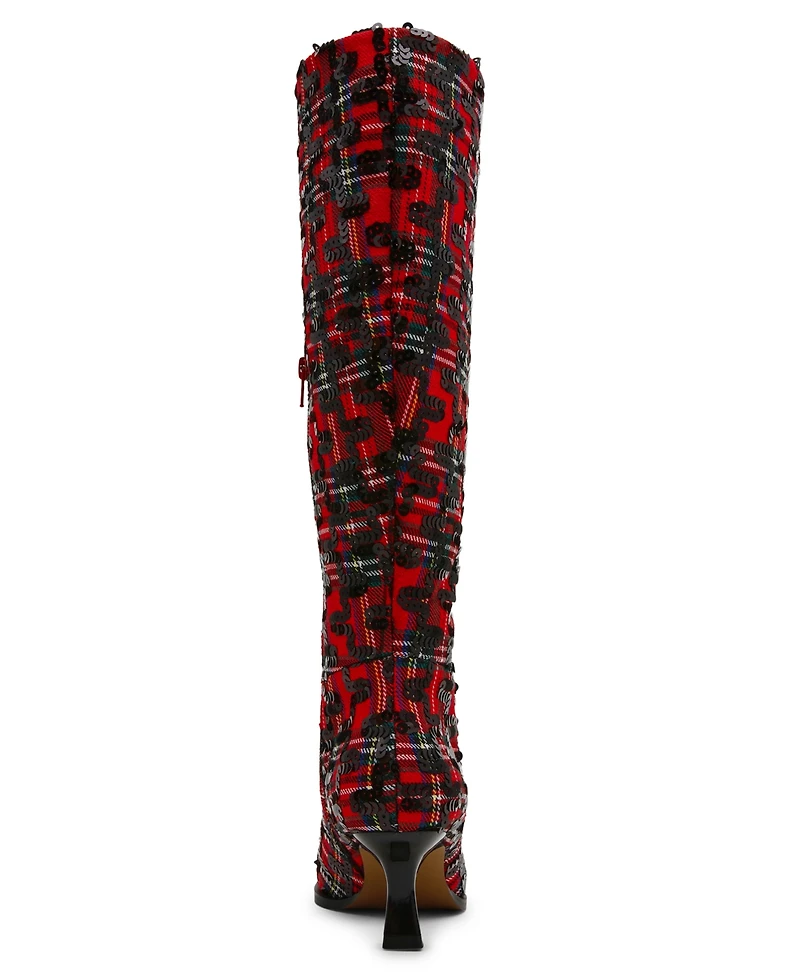 Betsey Johnson Women's Pamella Kitten-Heel Dress Boots