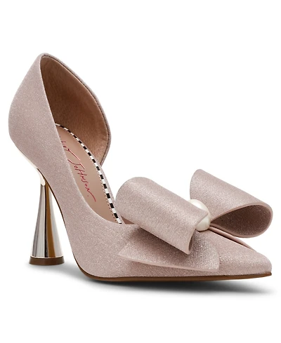 Betsey Johnson Women's Kyliee Embellished Bow Pumps