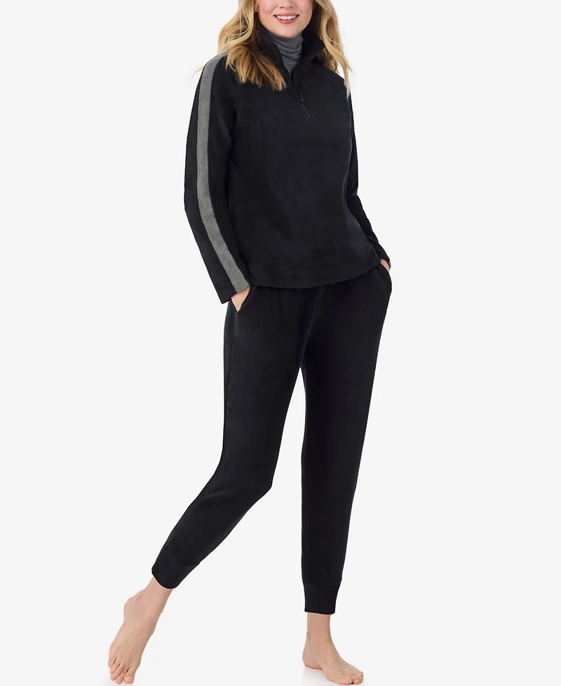 Cuddl Duds x Jennifer Lake Fleecewear with Stretch Half-Zip Pullover
