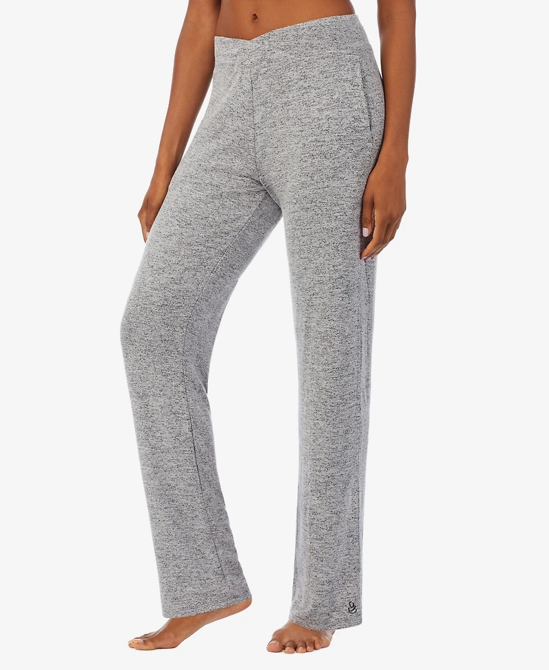 Cuddl Duds Petite SoftKnit Mid Rise Lounge Pants