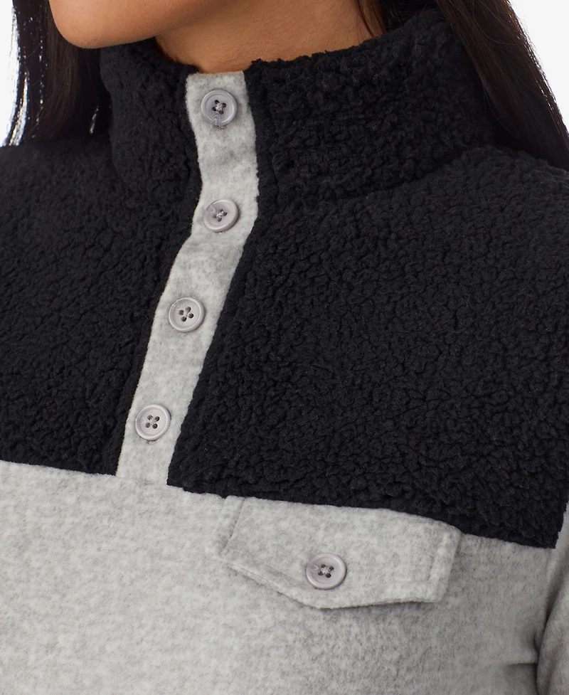 Cuddl Duds Women's Fleecewear Pull-On Top